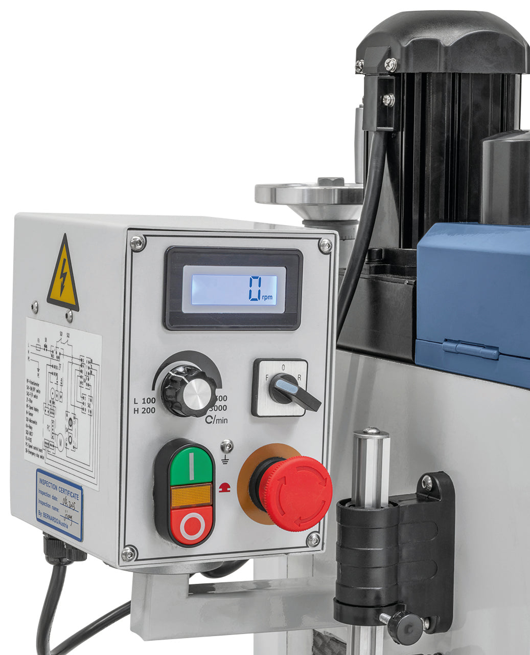 Trapano fresatrice Bernardo BF 18 BDC – Potente e preciso con display digitale