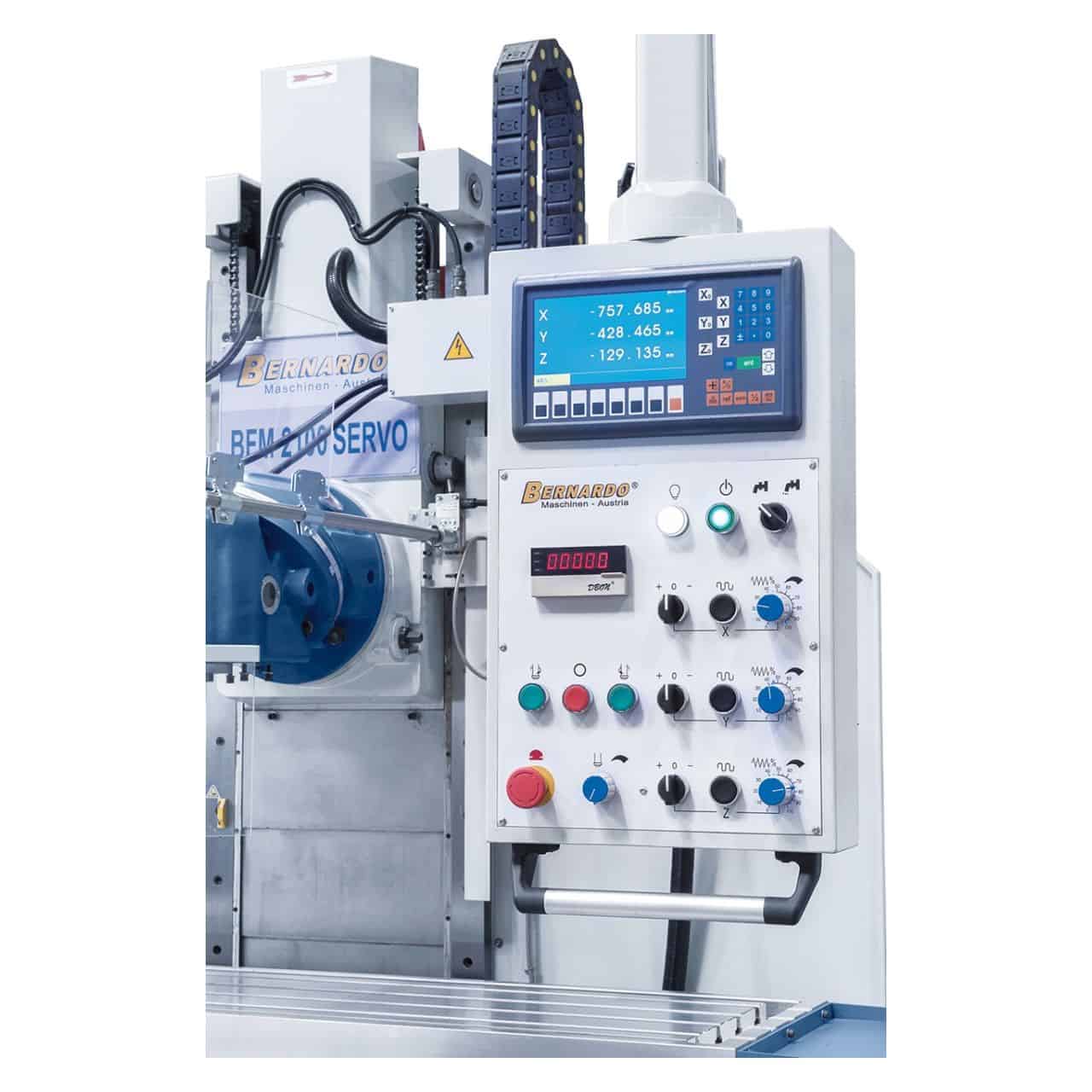BFM 2100 Servo-Tischfräsmaschine mit 3-Achsen-Digitalanzeige ES-12 H