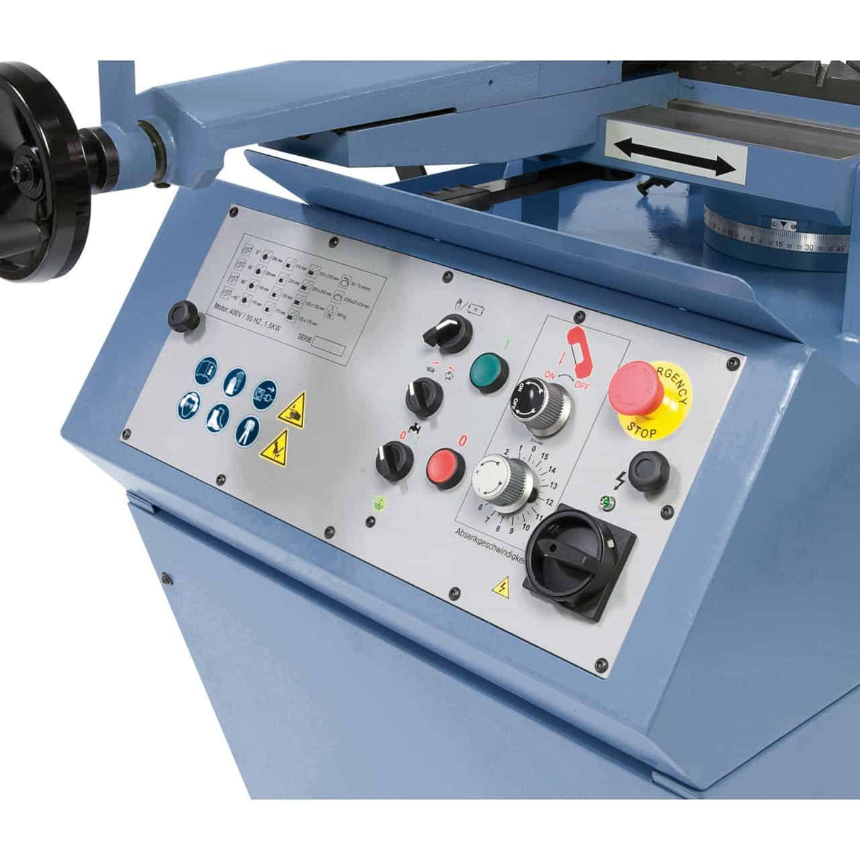 Bernardo Sega a nastro con doppio taglio obliquo MBS 300 DG PRO