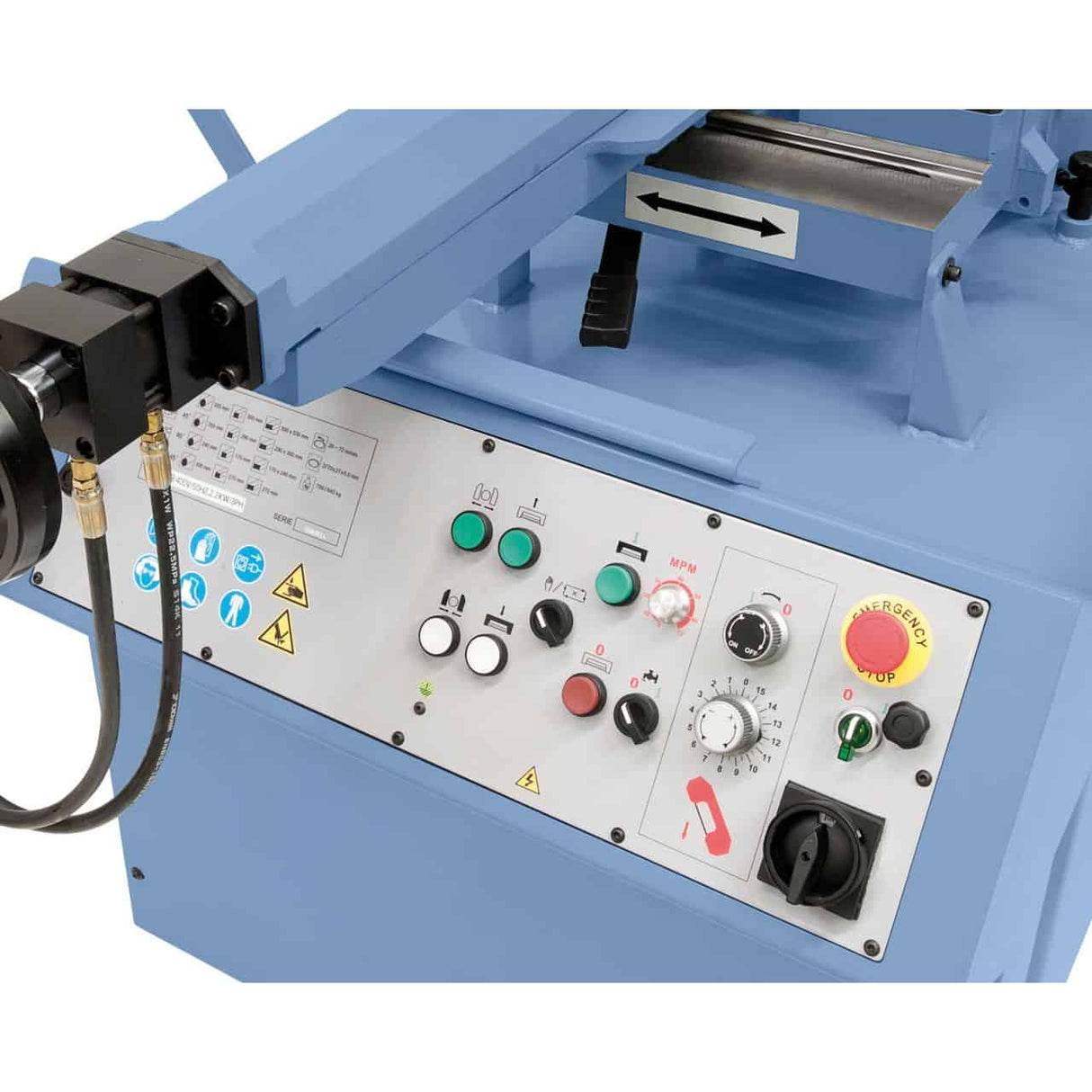 Bernardo Sega a nastro con doppio taglio obliquo MBS 530 DGA-V