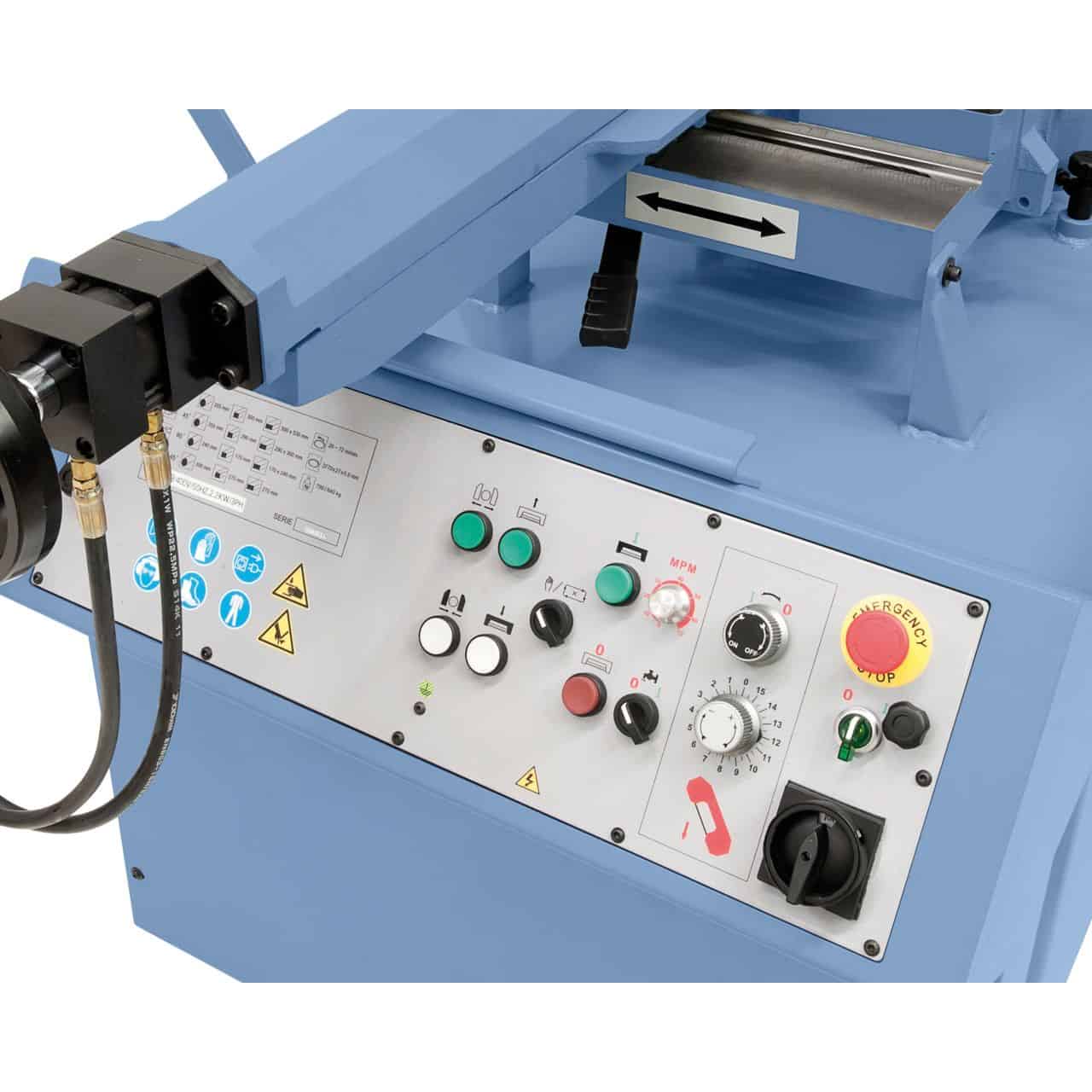 Bernardo Sega a nastro con doppio taglio obliquo MBS 530 DGA-V