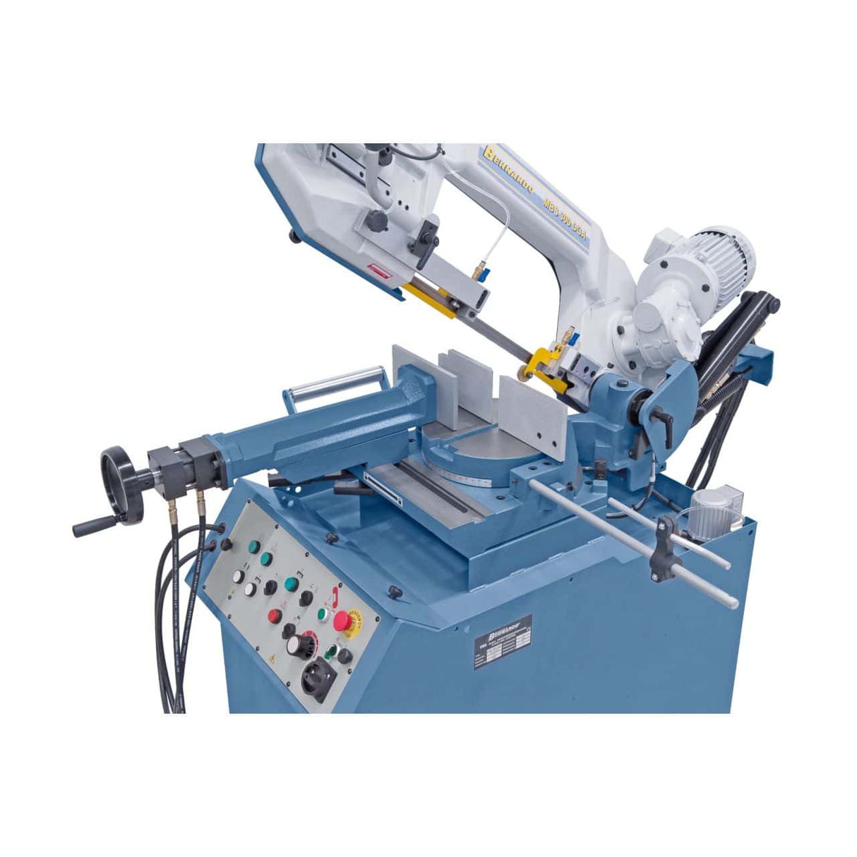 Bernardo Sega a nastro con doppio taglio obliquo MBS 300 DGA