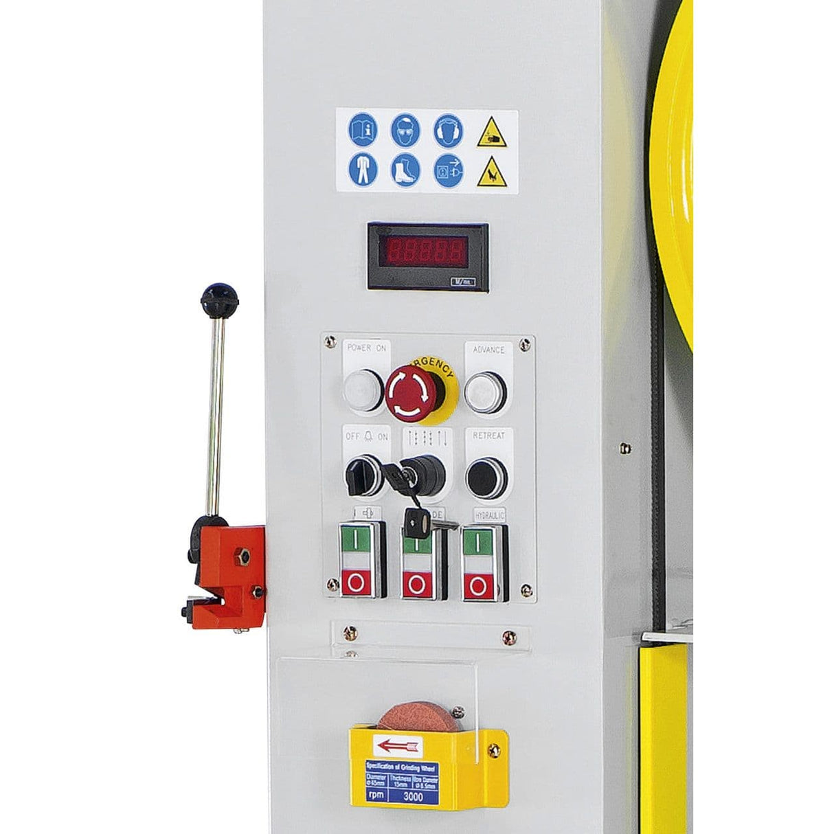 Bernardo Sega a nastro verticale con avanzamento del tavolo VMS 520 A