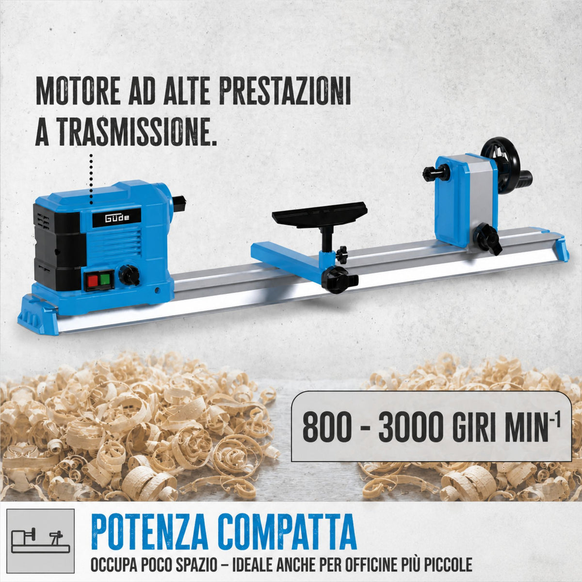 Tornio per legno Guede Güde GDM 600