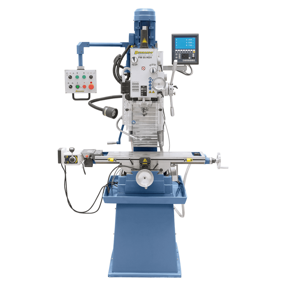 FM 55 HSV Bohr- und Fräsmaschine mit digitaler Positionsanzeige