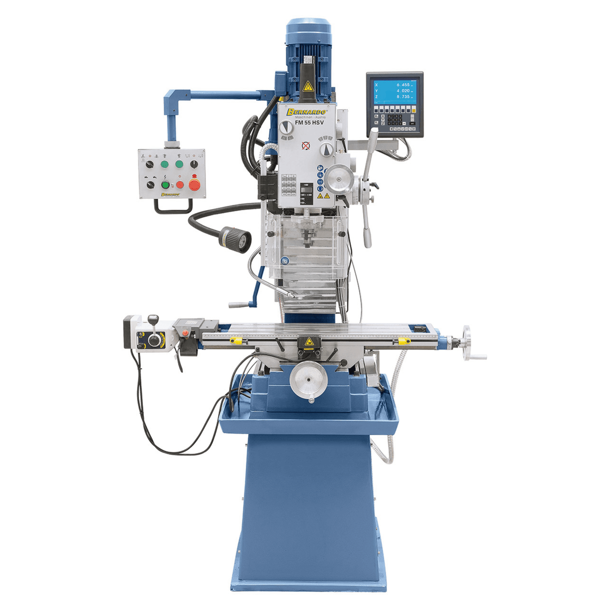 FM 55 HSV Bohr- und Fräsmaschine mit digitaler Positionsanzeige