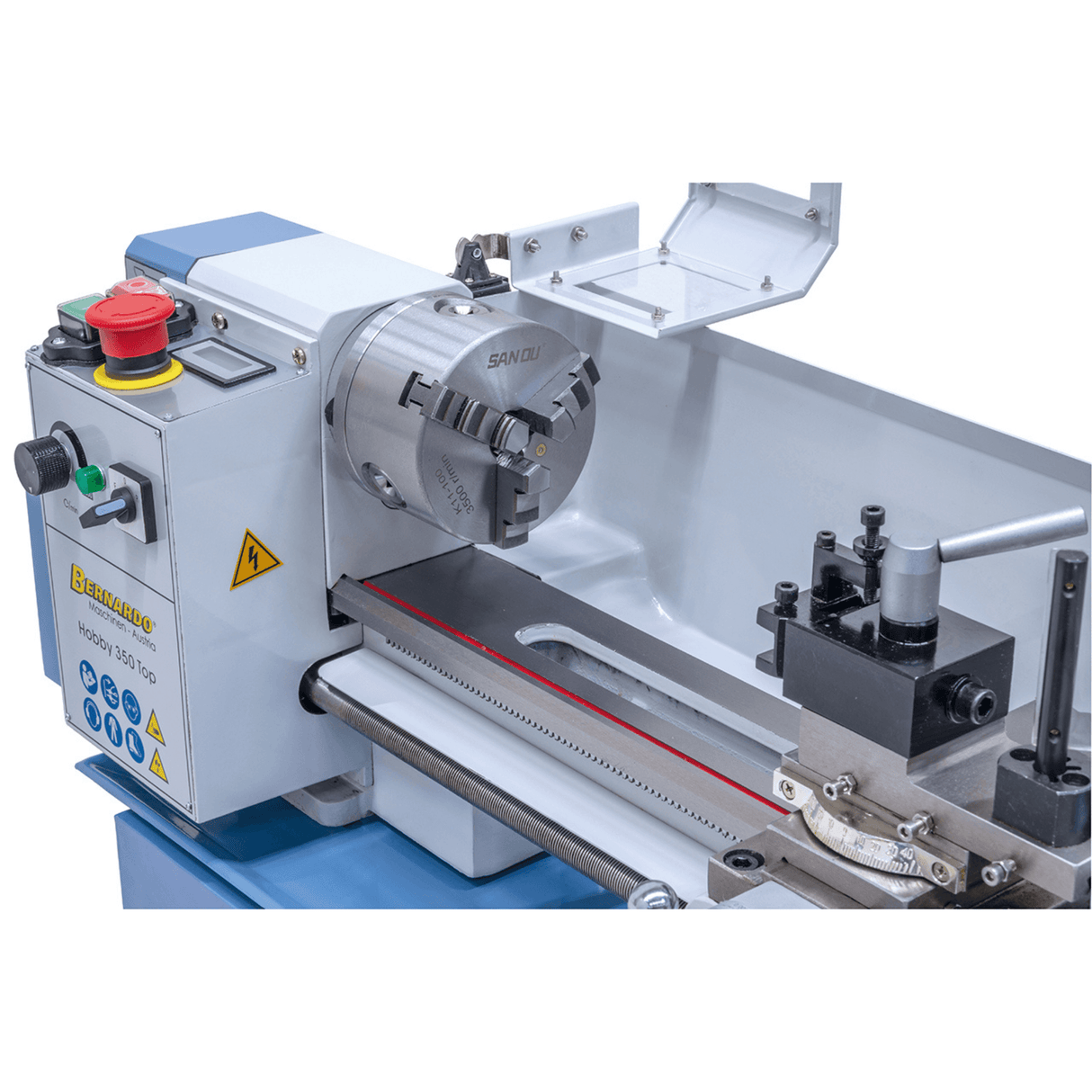 Bernardo Hobby 350 Top – Tornio da banco compatto 230 V