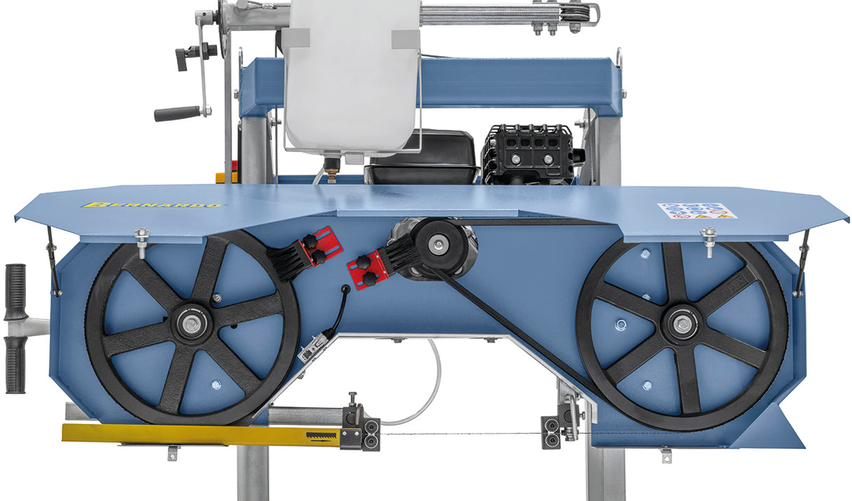 Sega a nastro per tronchi Bernardo BBS 400 B – Motore a benzina 7 HP