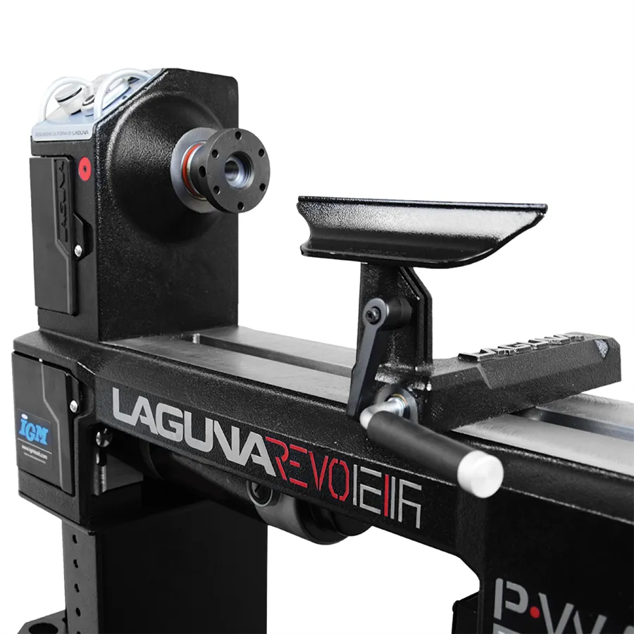 Tornio per legno Laguna Revo 1216 con Set di 4 Scalpelli a Punta Sostituibile