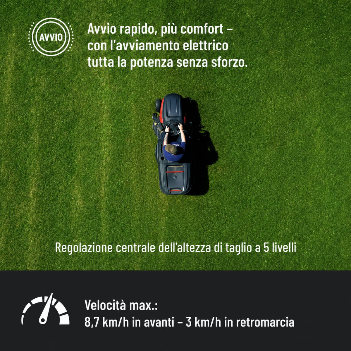 Trattorino tagliaerba Güde GAR 960 T Hydrostat
