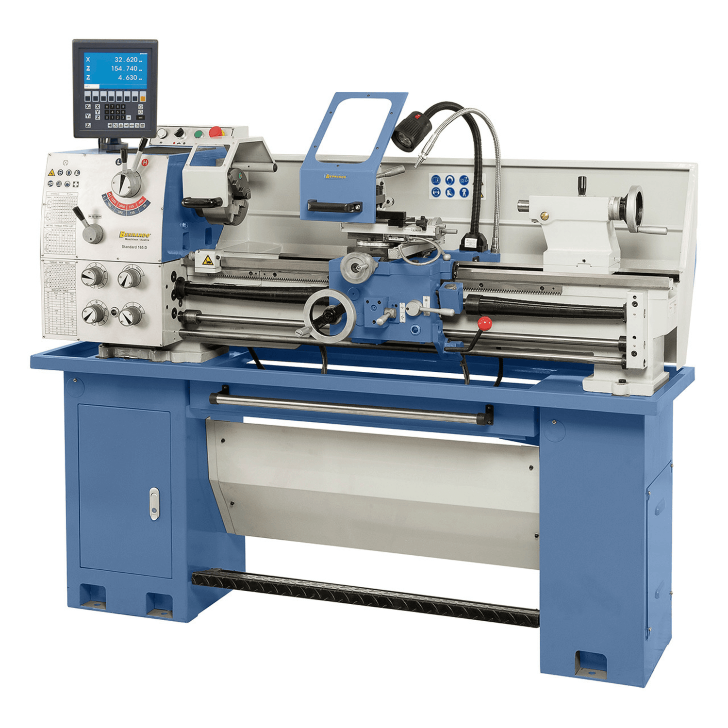 Standard 165 D guide spindle or shaft spindle lathe