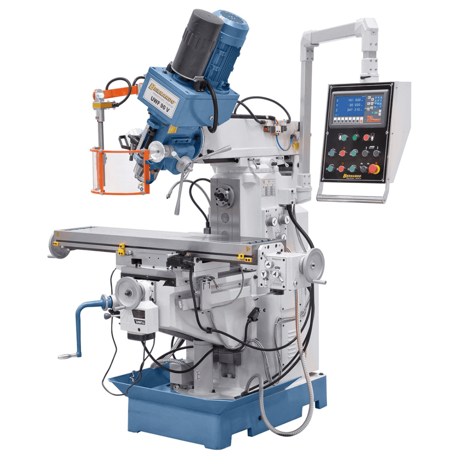 Bernardo Fresatrice universale UWF 90 V con display 3 assi