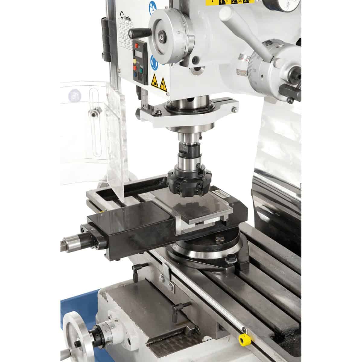 FM 45 HSV drilling and milling machine with 3-axis position display