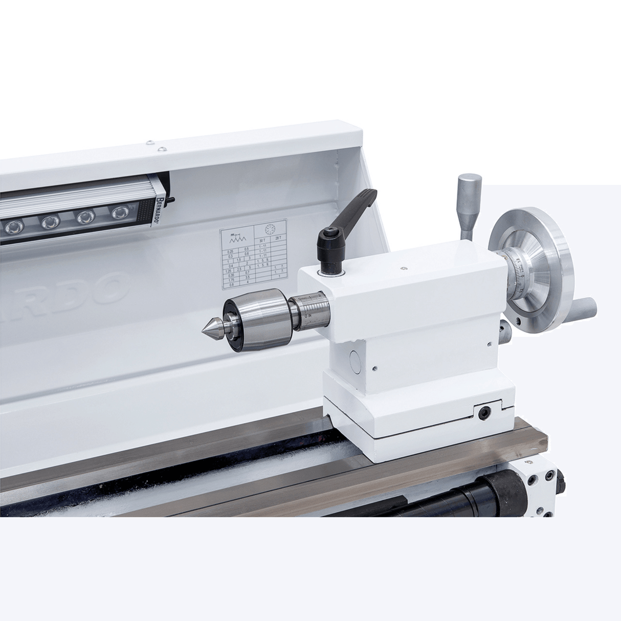 Tornio Bernardo Profi 650 G / 230 V con DRO 2 assi