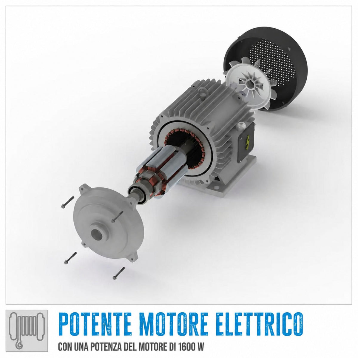 Paranco elettrico a catena Güde GSZ 500/1000