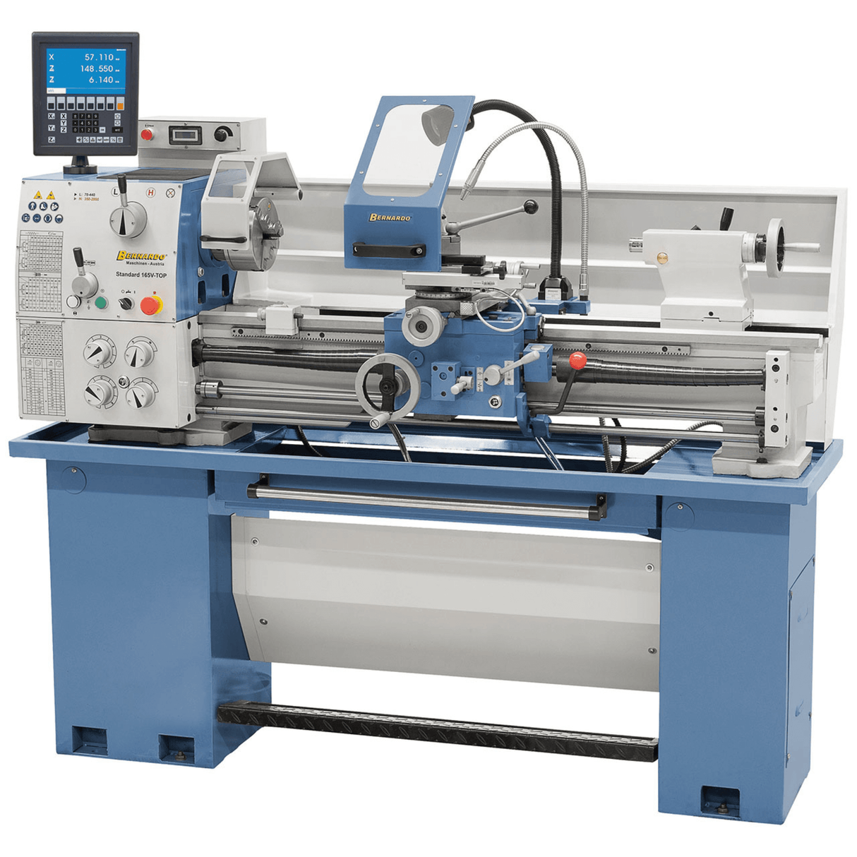 Standard 165 V-Top lathe incl. 3-axis digital display