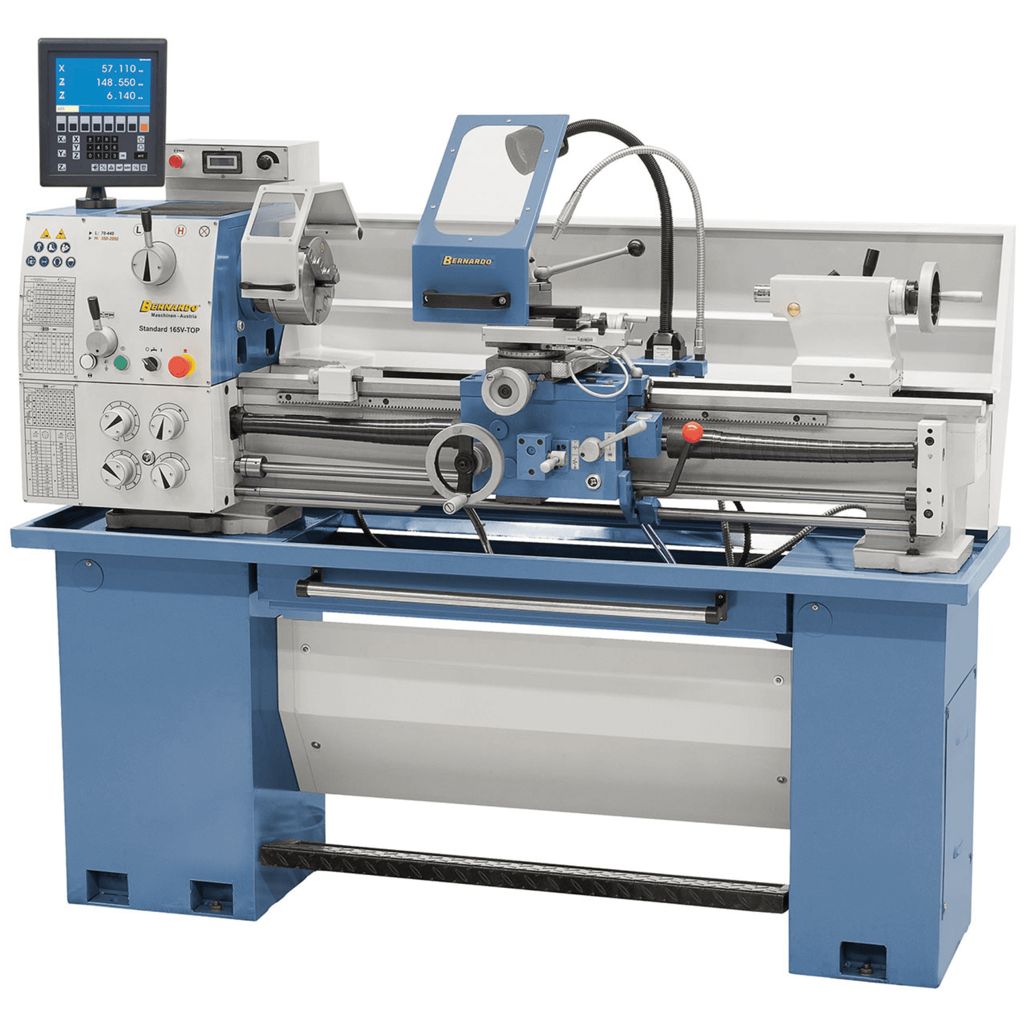 Standard 165 V-Top lathe incl. 3-axis digital display