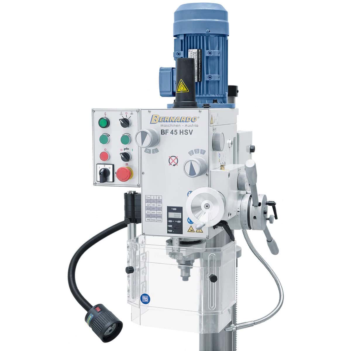 BF 45 HSV drilling and milling machine with X-axis feed
