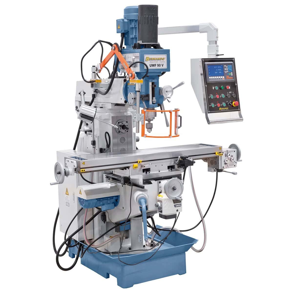 Bernardo Fresatrice universale UWF 90 V con display 3 assi