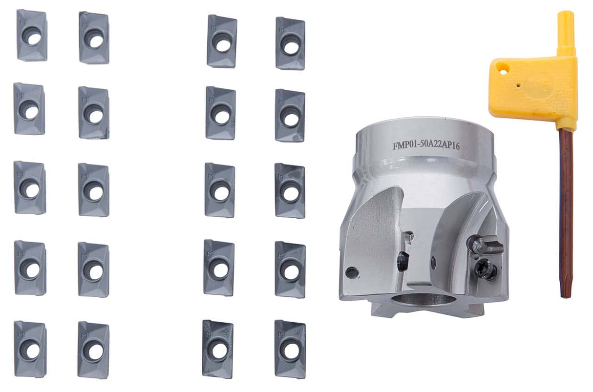 Set di Fresatura Planare ed Angolare - Diametro 50 mm / B 22