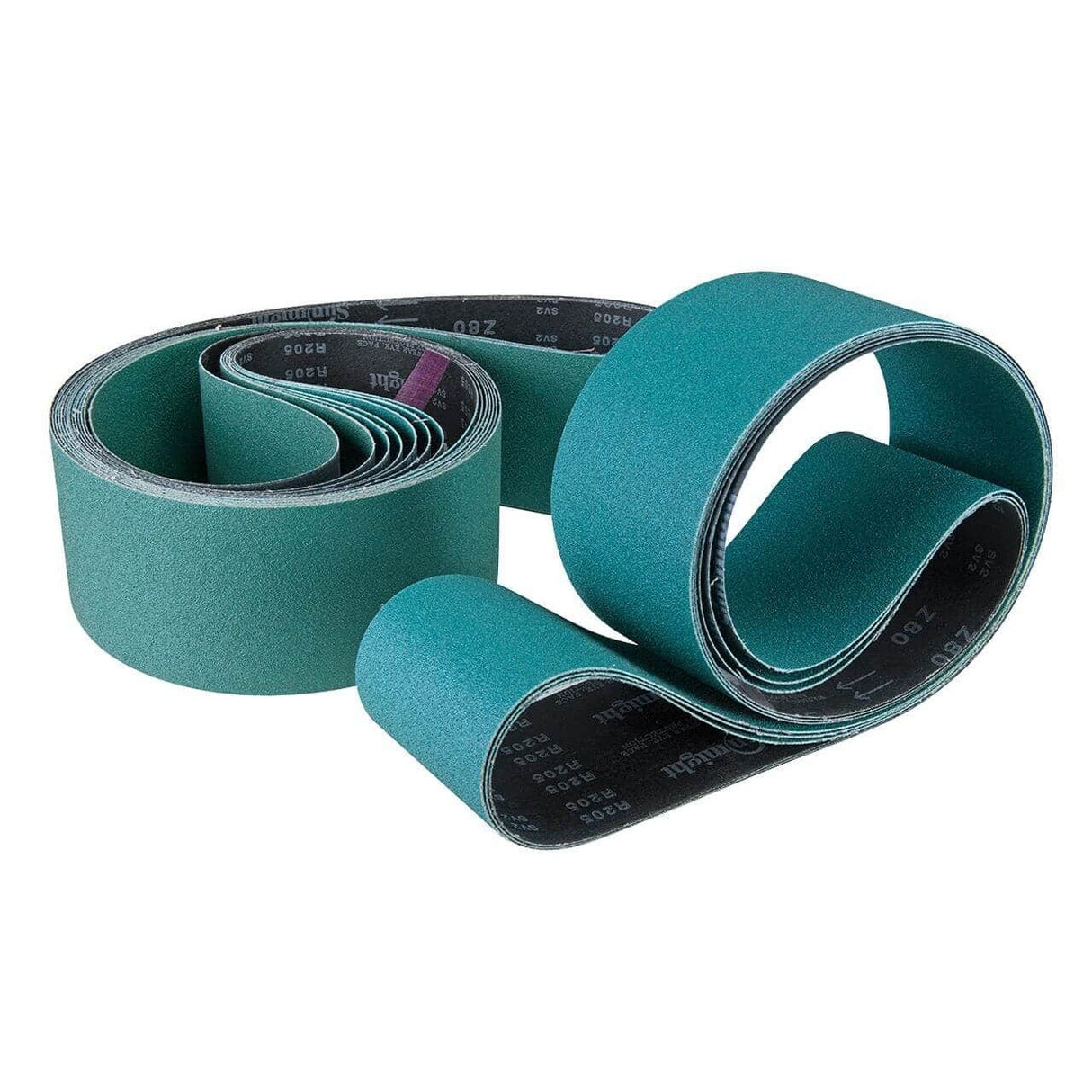 Fabric sanding belt 2000 x 100 mm - K 80 (10 pieces)