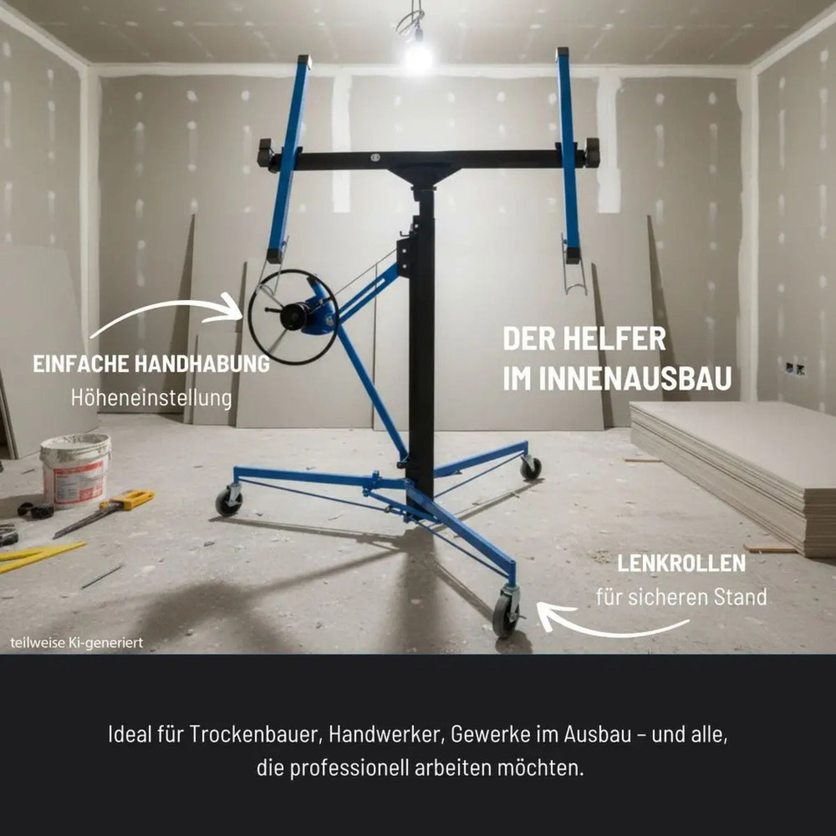 Sollevatore cartongesso Güde - 68 kg