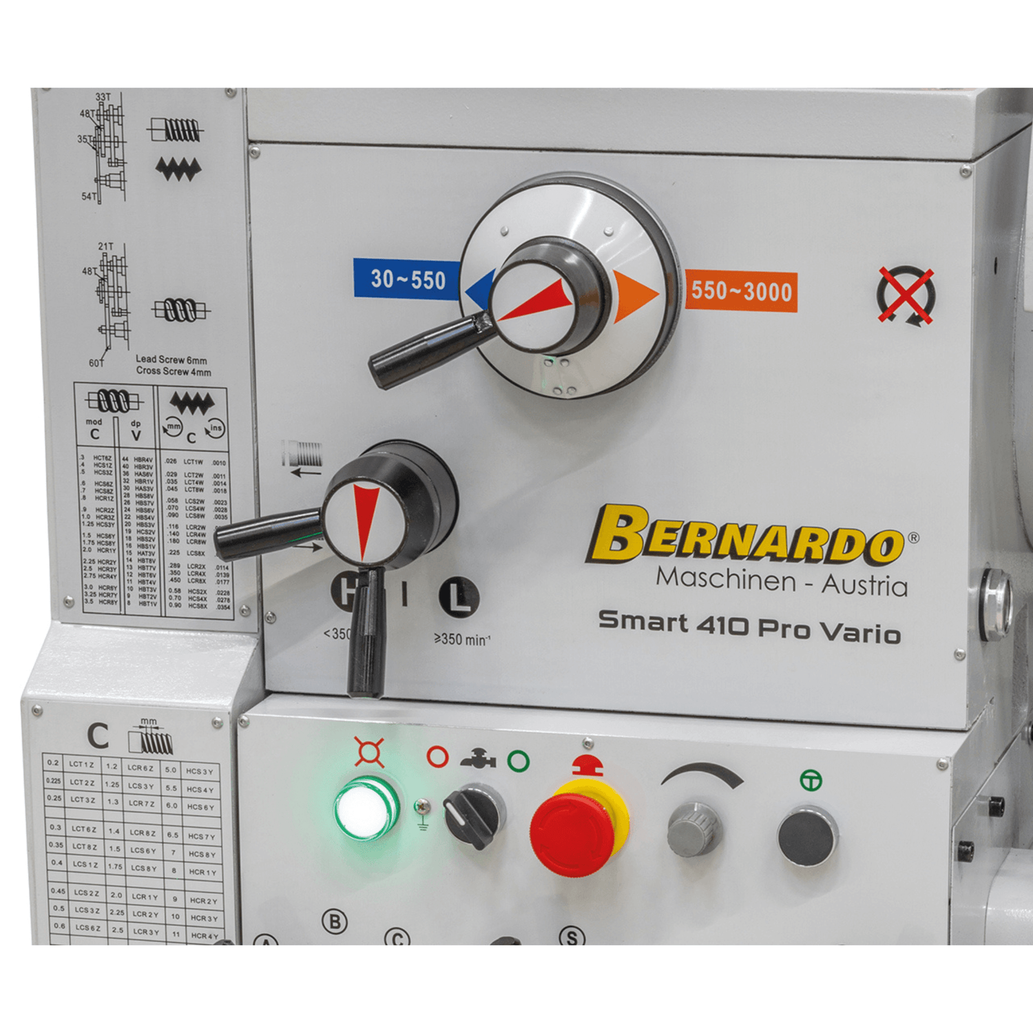 Bernardo Smart 410 x 1500 Pro Vario – Tornio parallelo compatto