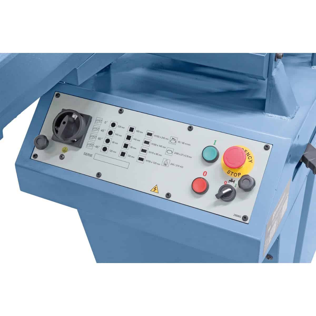 Bernardo Sega a nastro con doppio taglio obliquo MBS 280 DG PRO