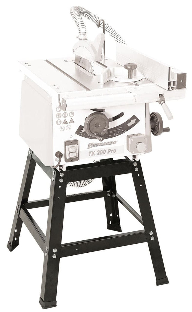 Struttura di supporto aperta per TK 250 PRO, realizzata in acciaio, progettata per migliorare stabilità, ergonomia e accessibilità durante la lavorazione.