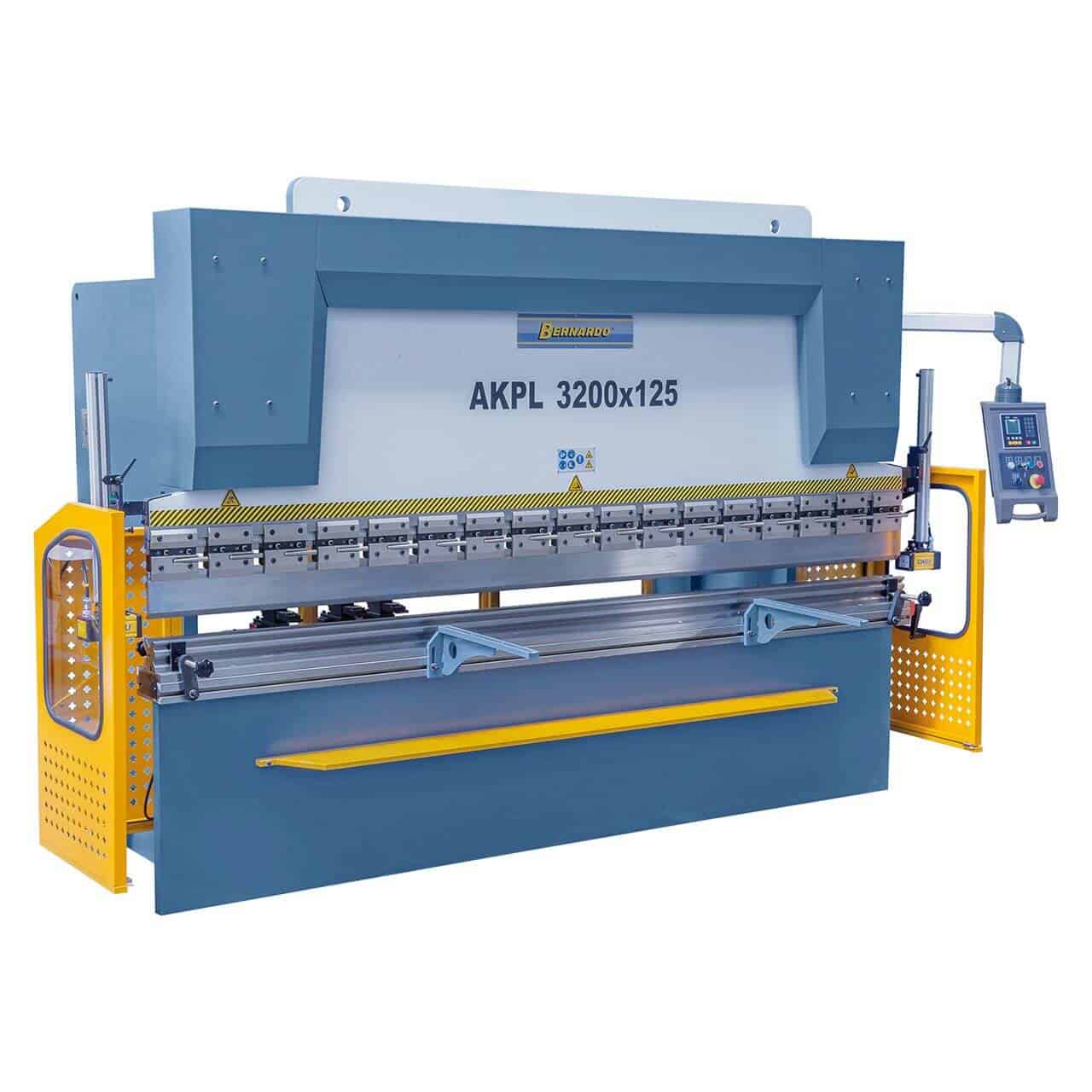 Bernardo AKPL 3200 x 125, pressa piegatrice idraulica da 125 tonnellate con CNC E21S, utensili inclusi e sistema di sicurezza SDKELI.
