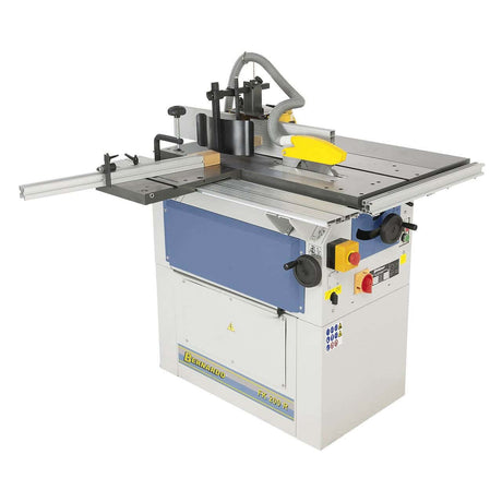 Sega circolare-fresatrice Bernardo FK 200 R – 400 V con lama Ø 200 mm e mandrino Ø 30 mm, ideale per falegnameria e piccoli laboratori.
