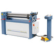 Calandra Bernardo MRC 1300 – 2,5 MD con rulli Ø 90 mm, struttura in acciaio solida, avvicinamento motorizzato e sistemi di sicurezza integrati.