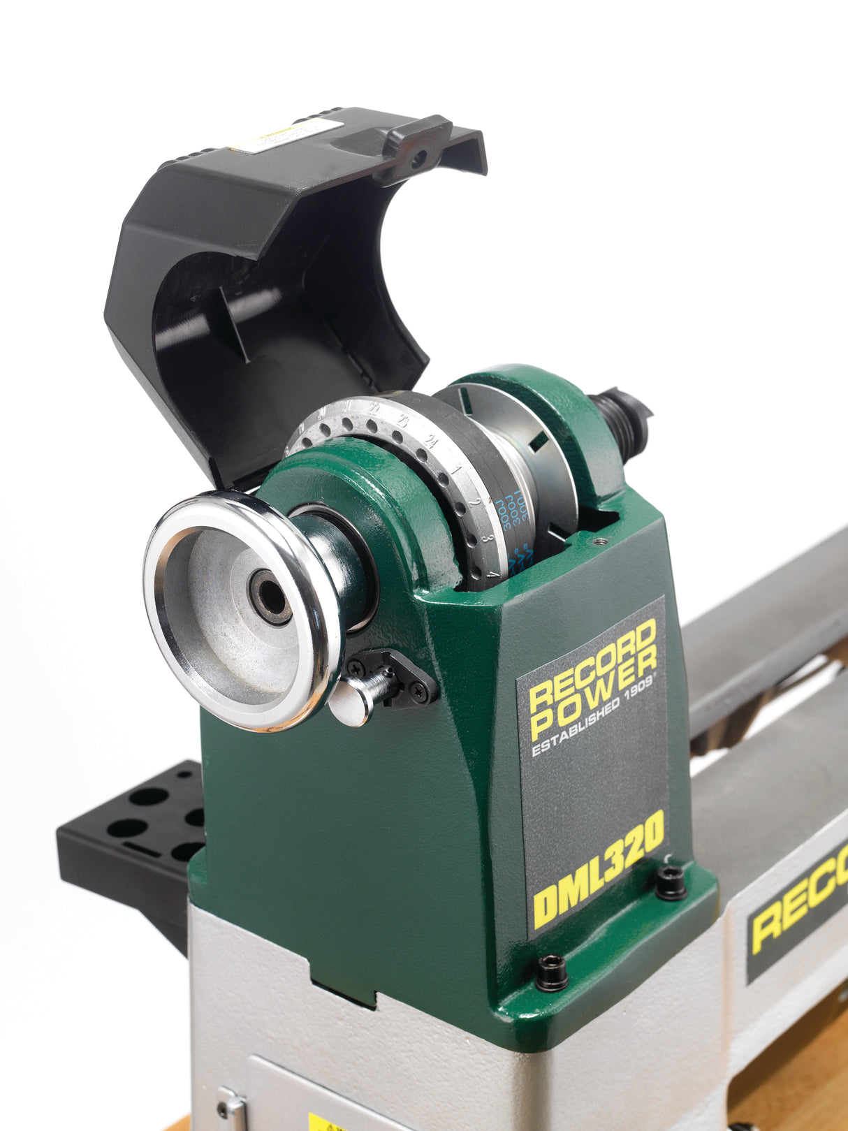 Record Power Tornio per legno DML320 12” in ghisa – 230 V