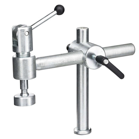 Accessorio di serraggio rapido per macchine Classic e Topcut, con sistema a leva eccentrica per fissaggi precisi e sicuri del pezzo in lavorazione.