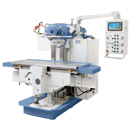 Fresatrice universale Bernardo VARIOMILL FU 1600 E Servo con tavola 1600 x 500 mm, servomotori su tutti gli assi e visualizzatore digitale 3 assi.