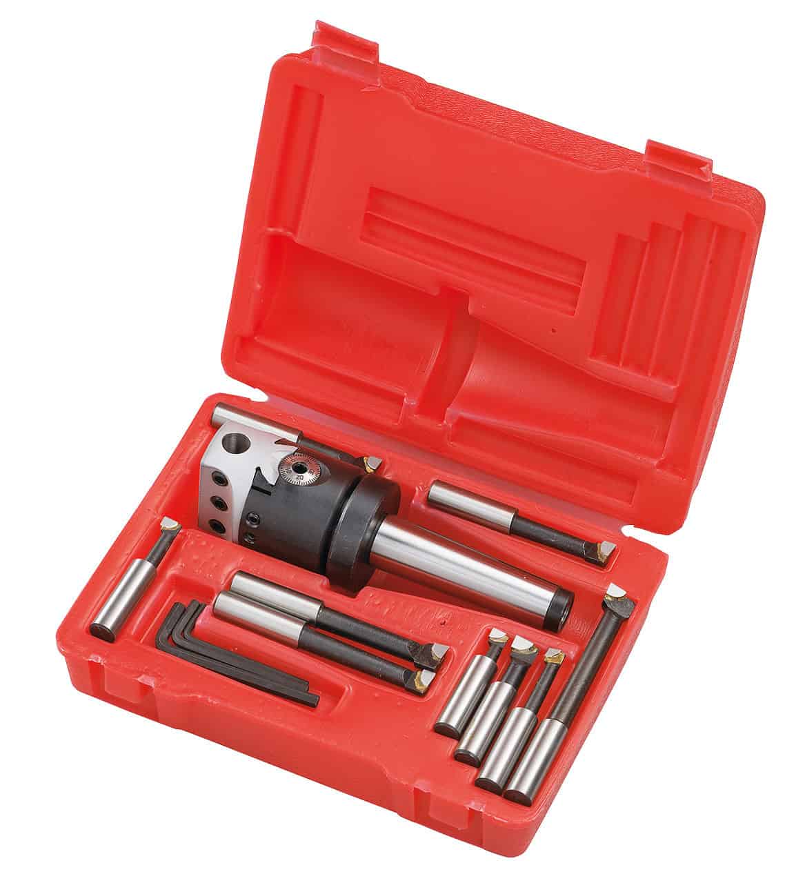 Satz Schrupp- und Drehköpfe mit 50 mm Durchmesser und MK 2 Aufnahme