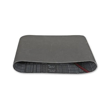 Nastro abrasivo da 1110 x 412 mm con grana 100 per levigatrice LAGUNA 1632 SuperMax. Garantisce avanzamento uniforme e lavorazione precisa.