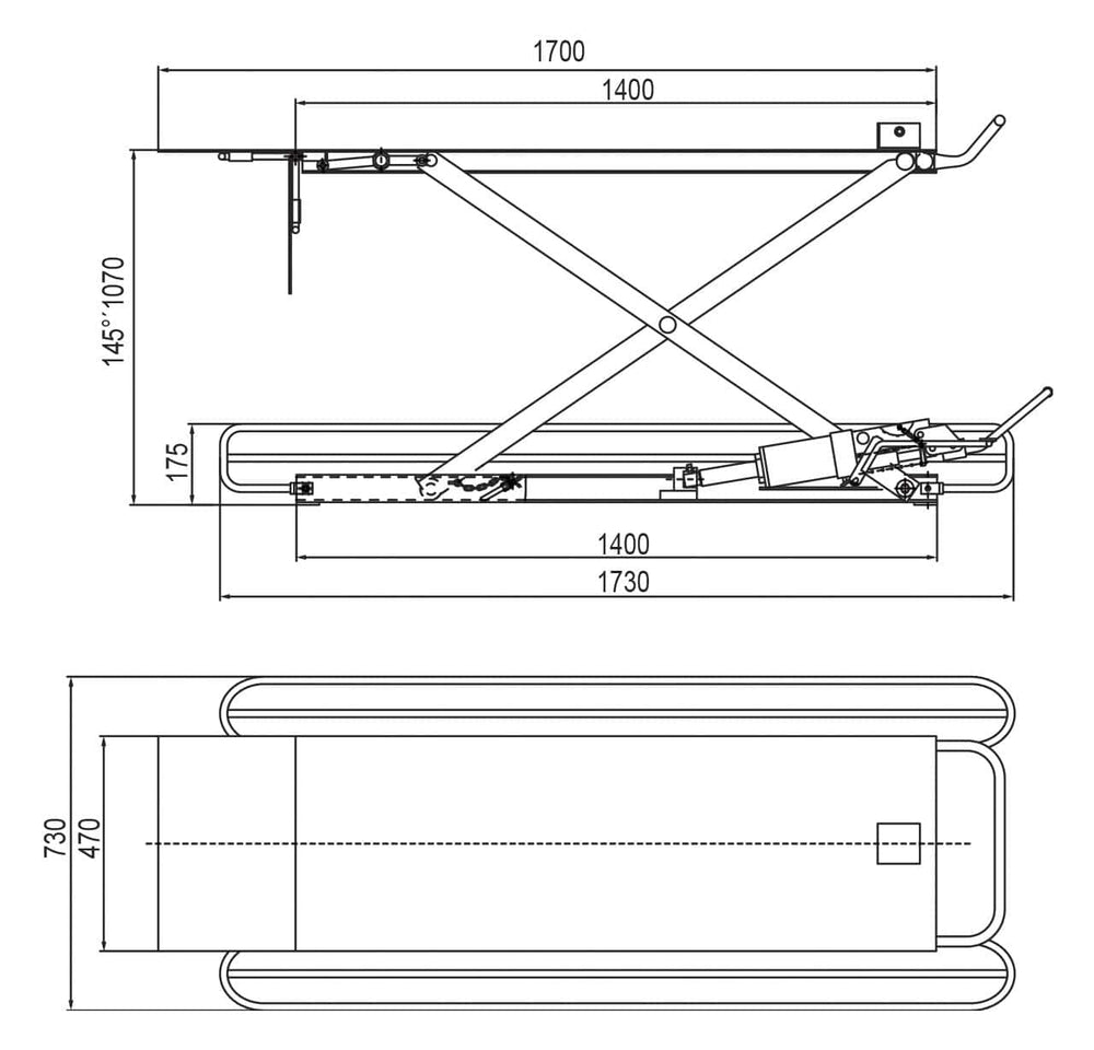 Ponti sollevatori con ruote MHB 150