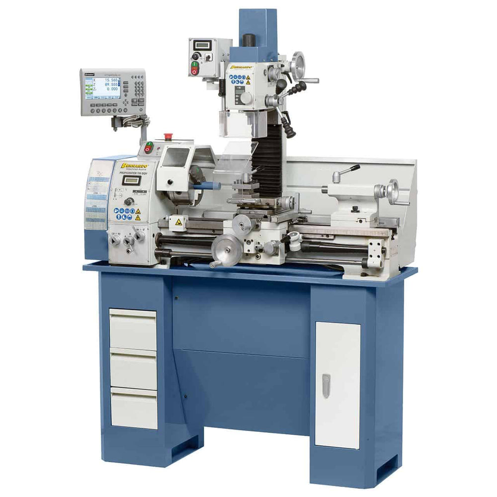 Proficenter 700 BQV lathe incl. 2-axis digital display