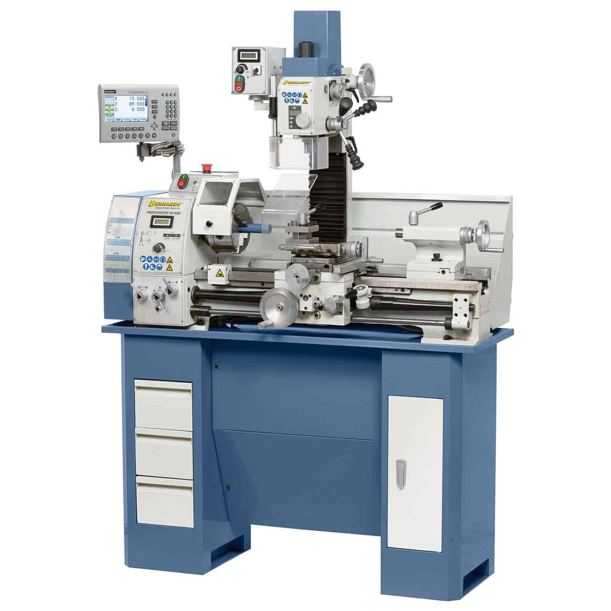 Proficenter 700 BQV lathe incl. 2-axis digital display