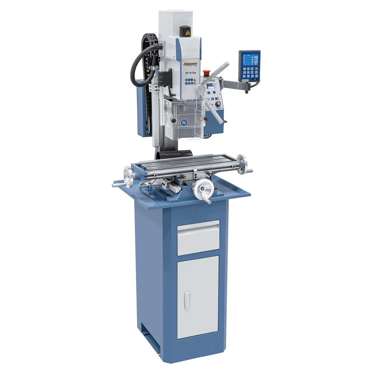 KF 18 Top drilling and milling machine incl. 3-axis digital display