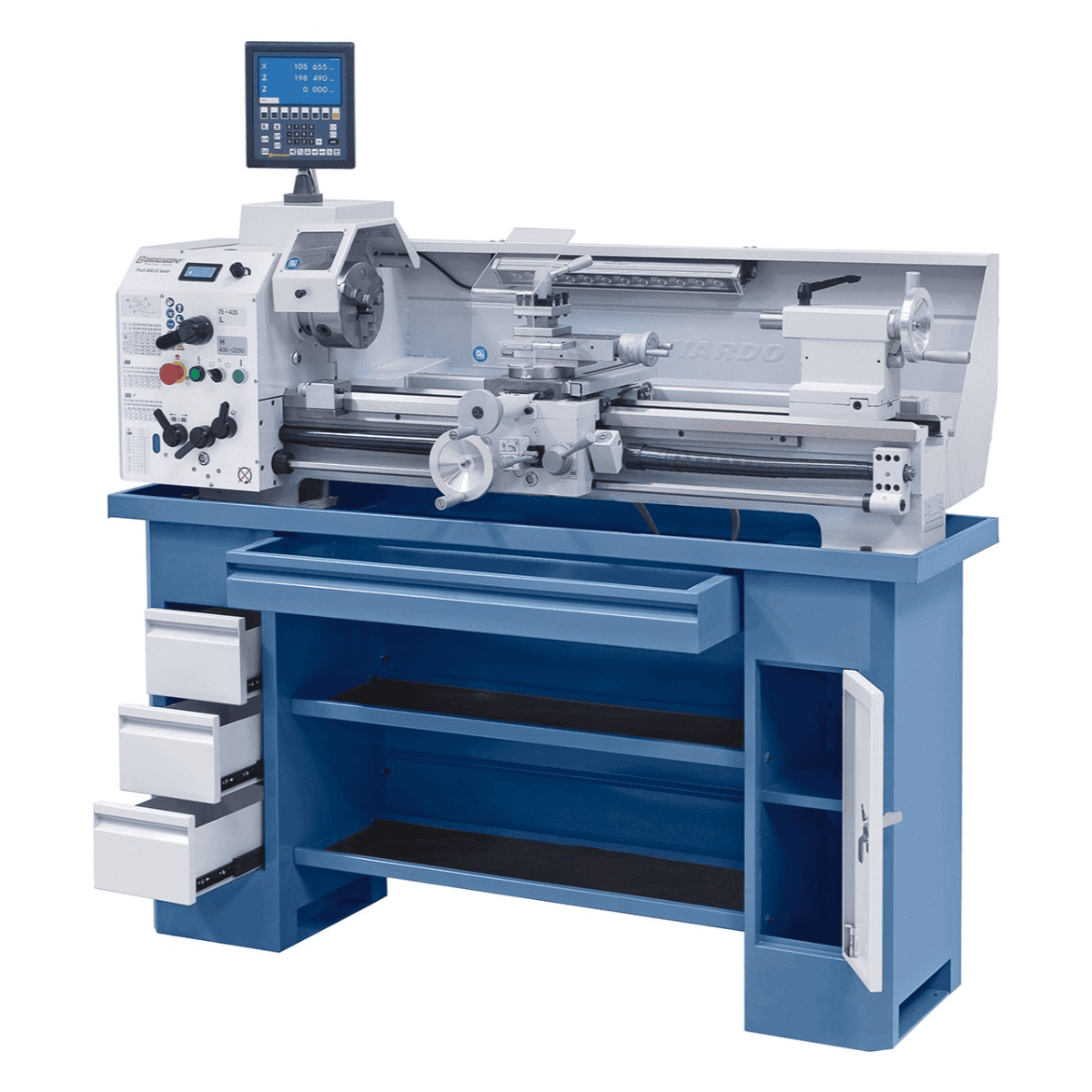 Tornio Bernardo Profi 880 G Vario con DRO 2 assi ES-12 V