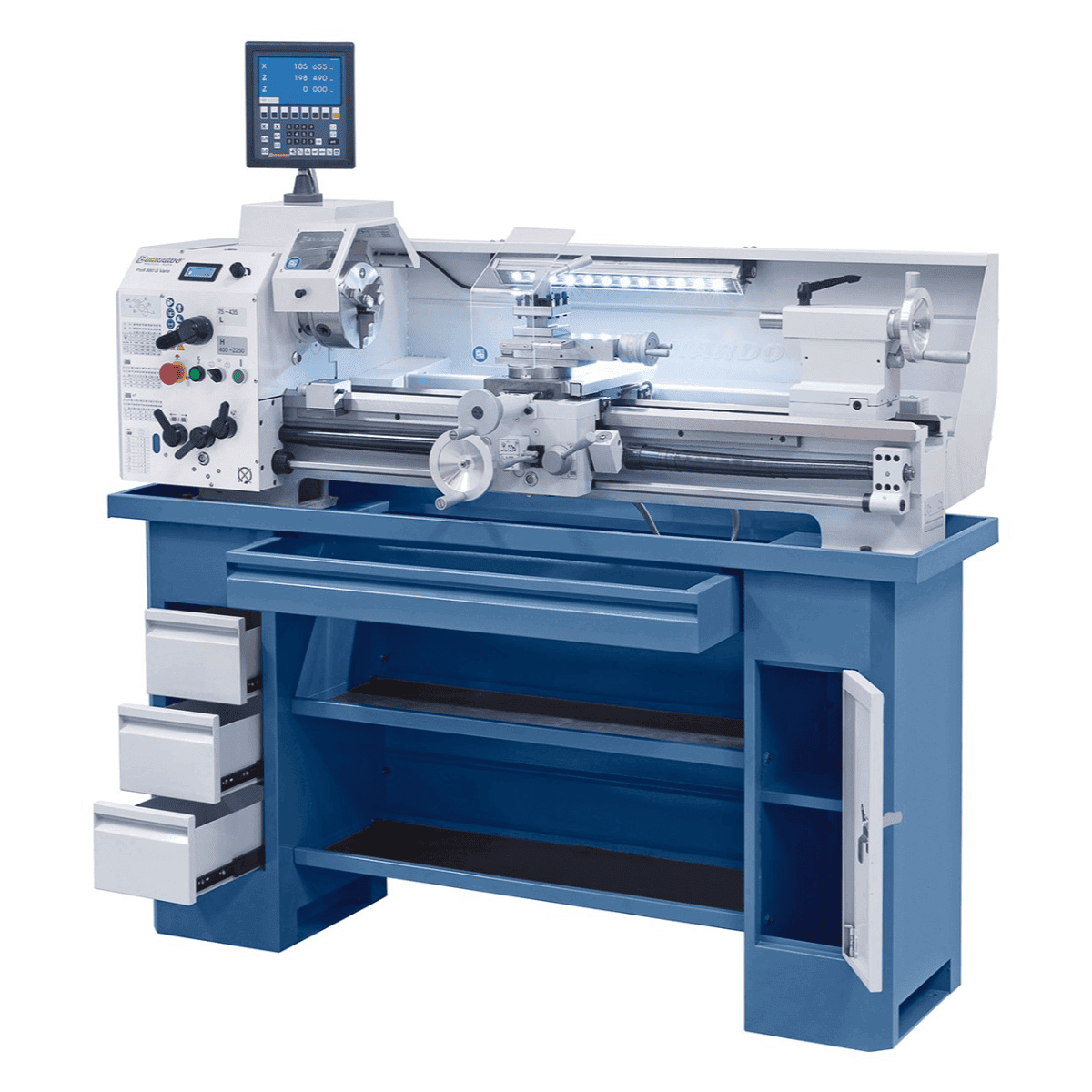 Tornio Bernardo Profi 880 G Vario con DRO 2 assi ES-12 V