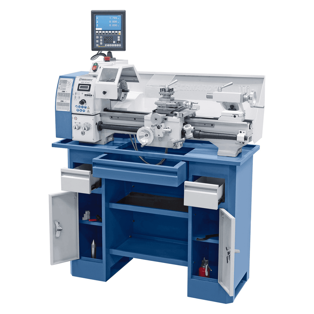Tornio Bernardo Profi 550 WQV con DRO 2 assi ES-12 V