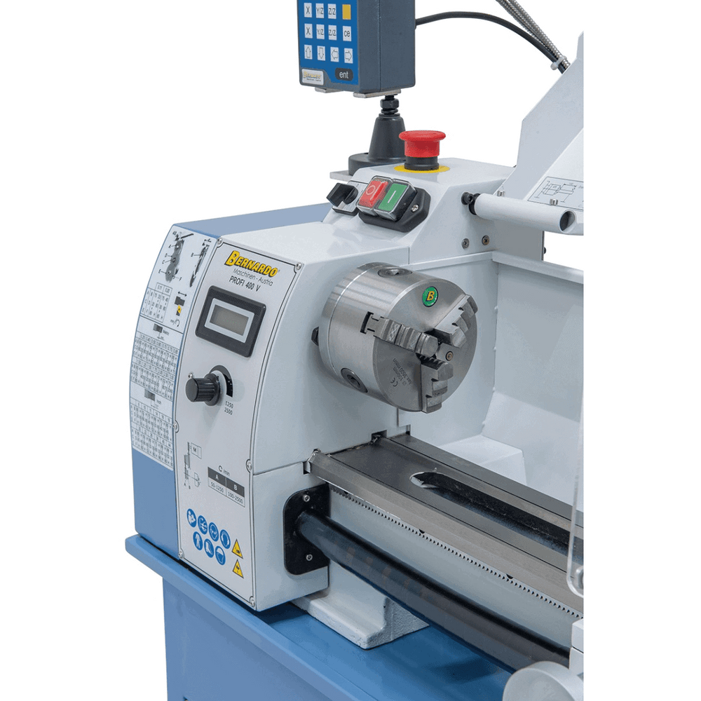 Tornio Bernardo Profi 400 V / 230 V con DRO 2 assi DT 40