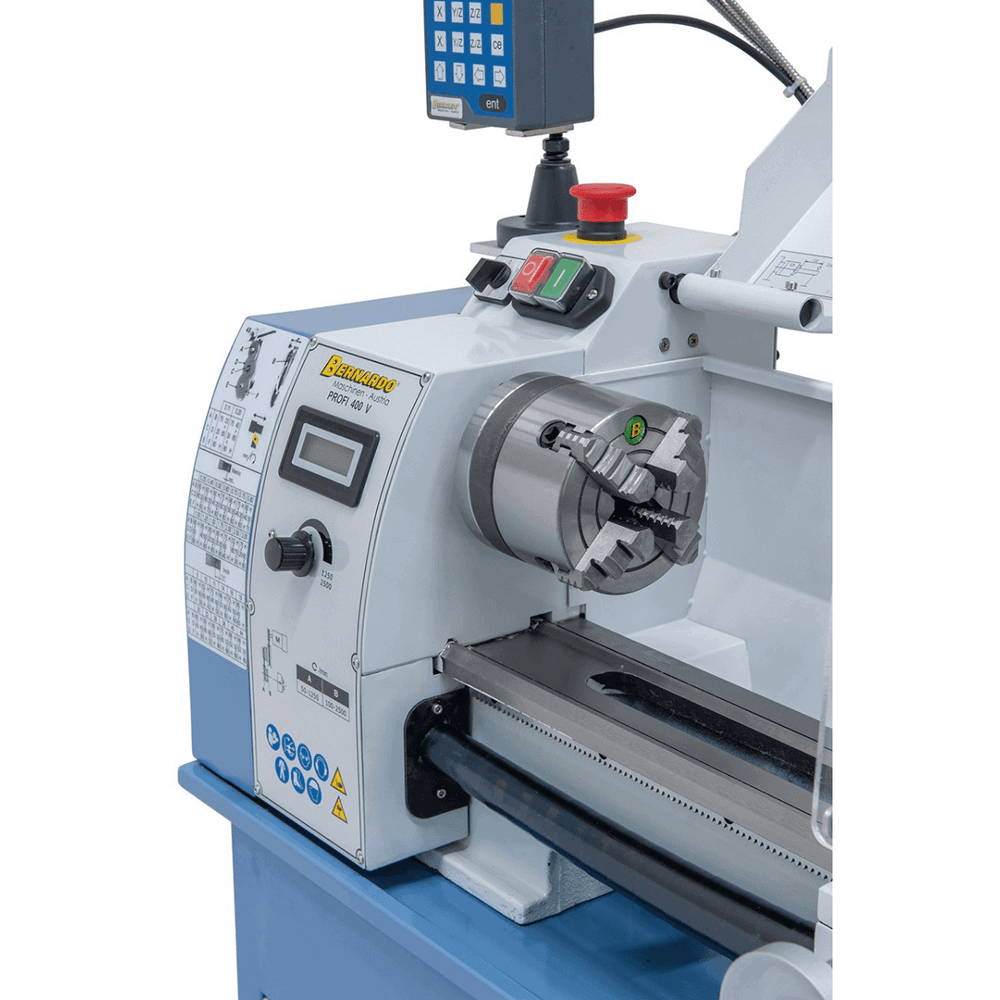 Tornio Bernardo Profi 400 V / 230 V con DRO 2 assi DT 40