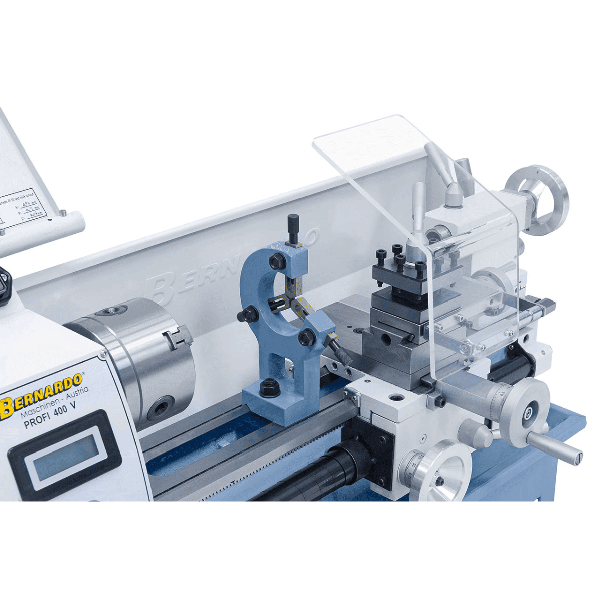 Tornio Bernardo Profi 400 V / 230 V con DRO 2 assi DT 40