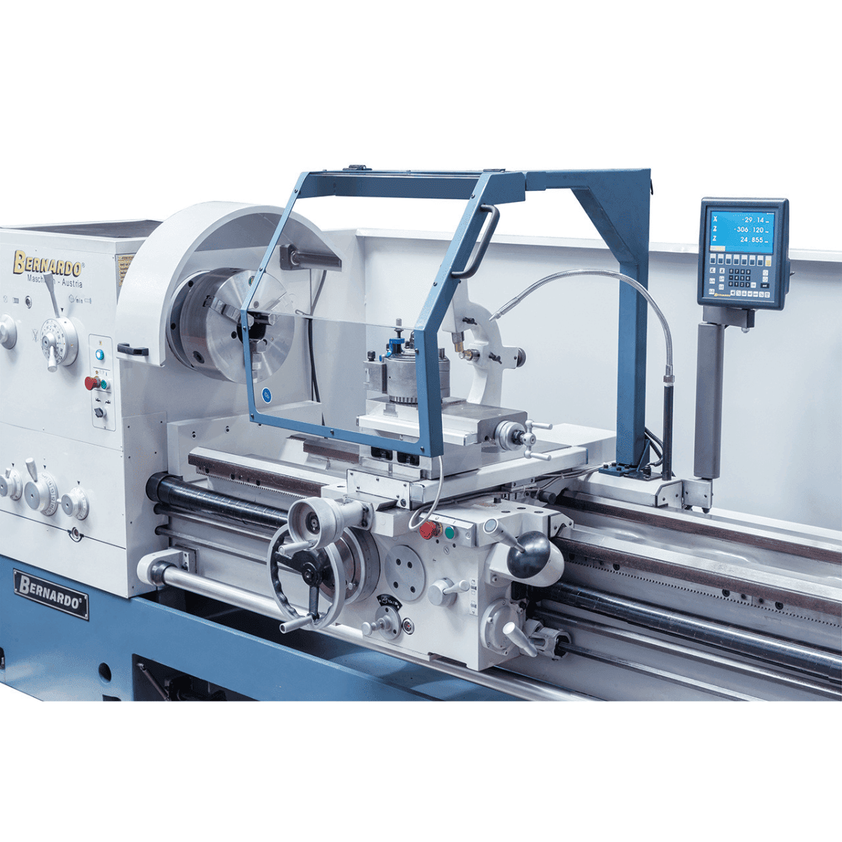Tornio Bernardo Goliath 660 x 2000 con DRO digitale 3 assi