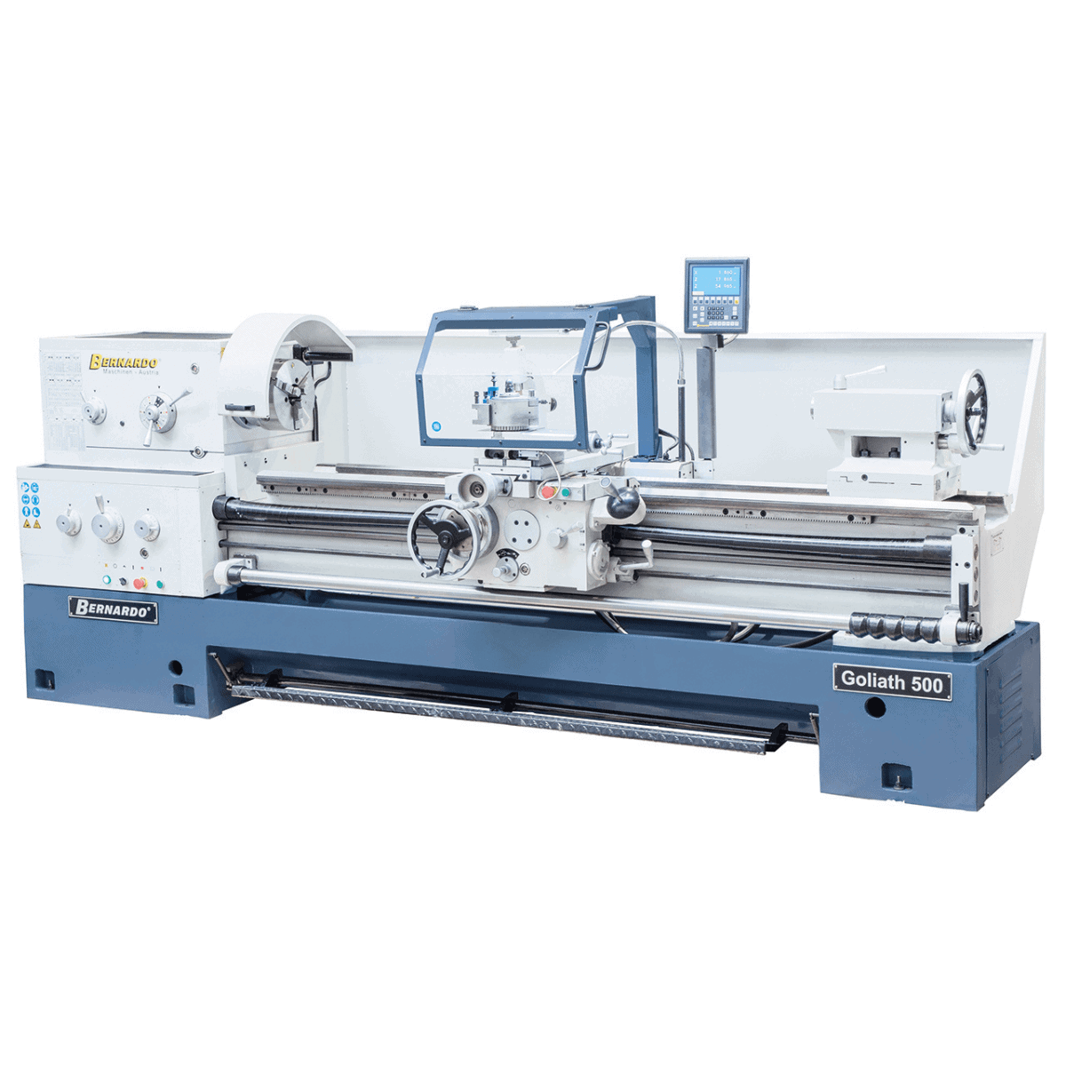 Tornio parallelo Bernardo Goliath 500 x 3000 con DRO 3 assi