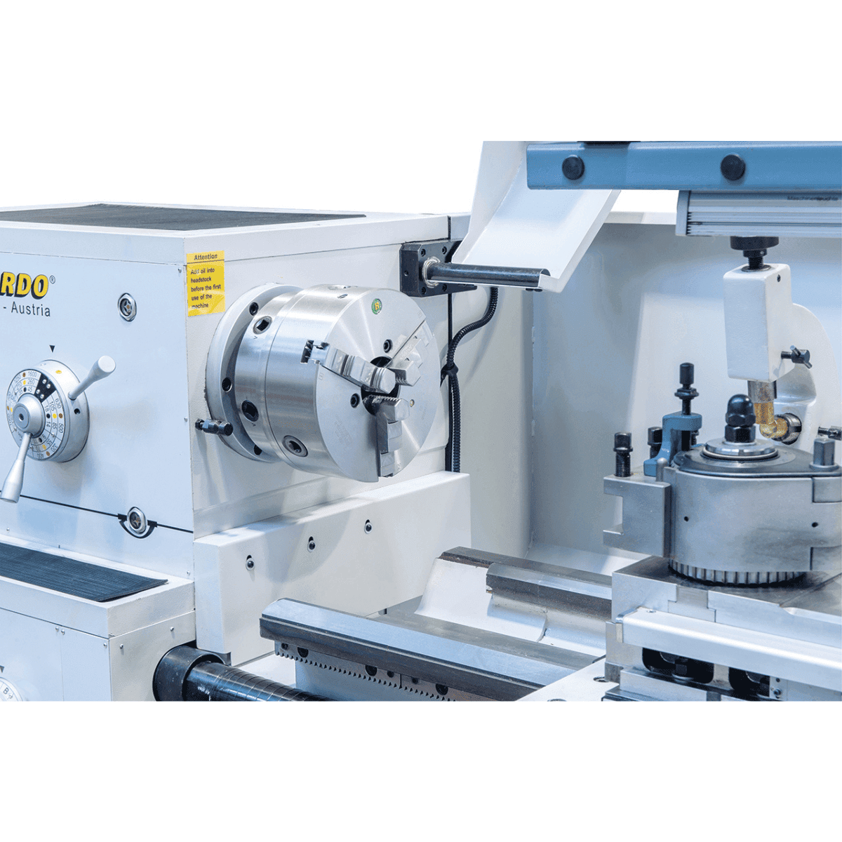 Tornio parallelo Bernardo Goliath 500 x 3000 con DRO 3 assi